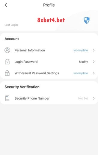 Các thao tác cần làm sau khi đăng ký 8xbet thành công – cập nhật hồ sơ, KYC, đặt mật khẩu rút tiền